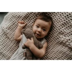 Snoozebaby Organische Knuffelbeer Billy Warm Brown - 30 Cm -Magasin De Produits Pour Bébés snoozebaby organische knuffelbeer billy warm brown d78d