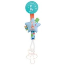 SOPHIE LA GIRAFE Attache-sucette &apos;Star&apos; -Magasin De Produits Pour Bébés sophie la girafe attache sucette star 7d35