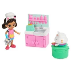 Spin Master 6066483 Gabby&apos;s Dollhouse - Set De Cuisine "Lunch And Munch" -Magasin De Produits Pour Bébés spin master 6066483 gabby s dollhouse set de cui cdfa