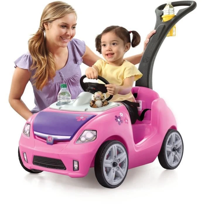 Step2 Wisper Ride Voiture Enfant Porteur Auto En Rose | Véhicule Jouet Avec Barre De Poussée Pour Enfants Dès 1.5 Ans 7 Step2 Wisper Ride Voiture Enfant Porteur Auto En Rose | Véhicule Jouet Avec Barre De Poussée Pour Enfants Dès 1.5 Ans – Image 5