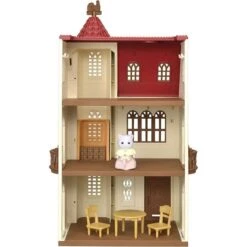 SYLVANIAN FAMILIES - Le Village - La Maison Avec Ascenseur - Maison De Poupée - Mini Poupées - 5493