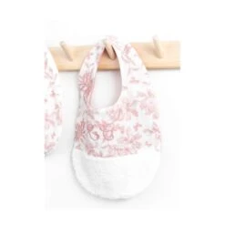 Tartine Et Chocolat - Bavoir Toile De Jouy Pêche -Magasin De Produits Pour Bébés tartine et chocolat bavoir toile de jouy peche 8105