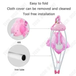 TD® Bébé électrique Berceau Lit Bébé Portable Pliable En Métal Balançoire Chaise Berçante Panier De Couchage Avec Moustiquaire -Magasin De Produits Pour Bébés td r bebe electrique berceau lit bebe portable pl c291