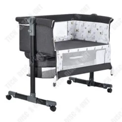 TD® Berceau Nouveau-né épissage Berceau Lit Multi-fonctionnel Colonne Vertébrale Matelas Portable Amovible Pliable Avec Moustiquaire