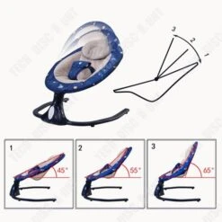 TD® Chaise Berçante électrique Intelligente Pour Bébé Pliable Et Lavable Mère Et Bébé Coaxial Bébé Pour Dormir Lit De Berceau Blueto -Magasin De Produits Pour Bébés td r chaise bercante electrique intelligente pour e49c