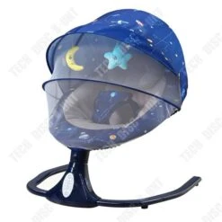TD® Chaise Berçante électrique Intelligente Pour Bébé Pliable Et Lavable Mère Et Bébé Coaxial Bébé Pour Dormir Lit De Berceau Blueto