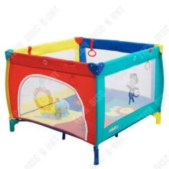TD® Parc à Double Usage Pour Bébé Intérieur Bambin Pliable Portable Détachable Capacité Formation Ramper Tapis Clôture Maison