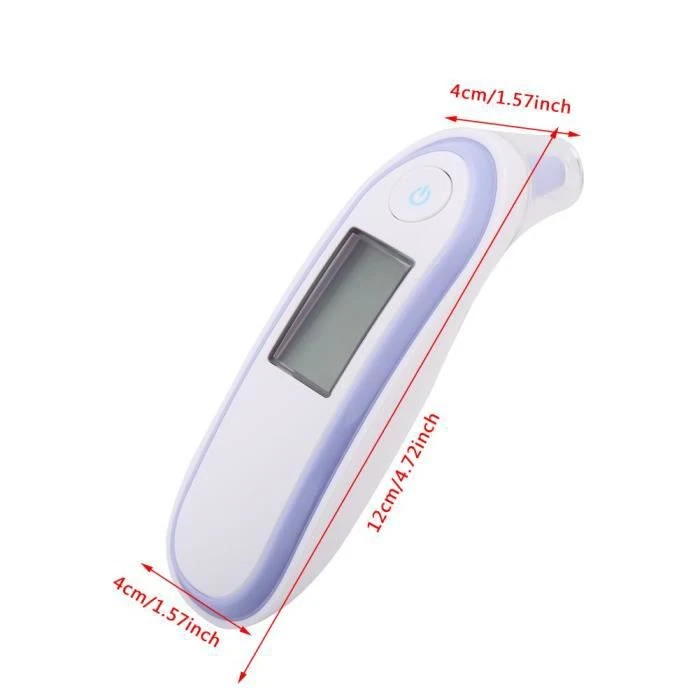 Thermomètre Température Moniteur Pour Bébé LCD Numérique Oreille Avant Infrarouge - Violet 6 Thermomètre Température Moniteur Pour Bébé LCD Numérique Oreille Avant Infrarouge - Violet – Image 4