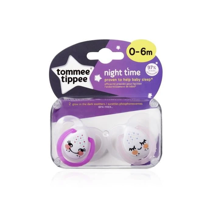 TOMMEE TIPPEE 2 Sucettes CTN Nuit 0-6m 6 TOMMEE TIPPEE 2 Sucettes CTN Nuit 0-6m – Image 4