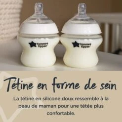 TOMMEE TIPPEE Biberon Kit Naissance Closer To Nature, Transparent 13 TOMMEE TIPPEE Biberon Kit Naissance Closer To Nature, Transparent -Magasin De Produits Pour Bébés tommee tippee biberon kit naissance closer to natu 6af5