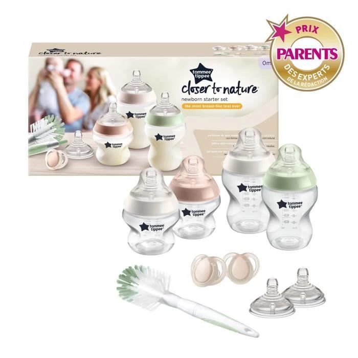 TOMMEE TIPPEE Biberon Kit Naissance Closer To Nature, Transparent 4 TOMMEE TIPPEE Biberon Kit Naissance Closer To Nature, Transparent – Image 2