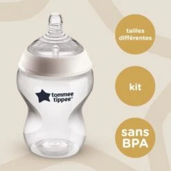 TOMMEE TIPPEE Biberon Kit Naissance Closer To Nature, Transparent 10 TOMMEE TIPPEE Biberon Kit Naissance Closer To Nature, Transparent -Magasin De Produits Pour Bébés tommee tippee biberon kit naissance closer to natu ffe1