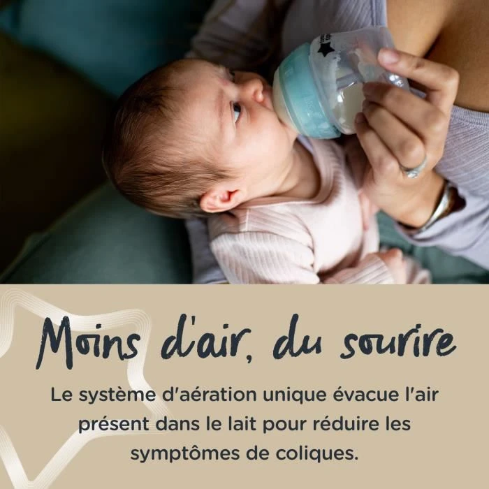 Tommee Tippee Biberons Anti-Colique, Système Ventilation Anti-Colique, 260 Ml, Lot De 3 7 Tommee Tippee Biberons Anti-Colique, Système Ventilation Anti-Colique, 260 Ml, Lot De 3 – Image 5