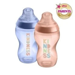 TOMMEE TIPPEE Biberons Closer To Nature, Tétine Imitant Le Sein Maternel, Décorés 340ml