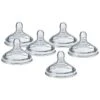 Tommee Tippee - Lot De 6 Tétines De Biberon Anti-Colique Avancé - Débit Rapide - 6 Mois+ -Magasin De Produits Pour Bébés tommee tippee lot de 6 tetines de biberon anti c 5107