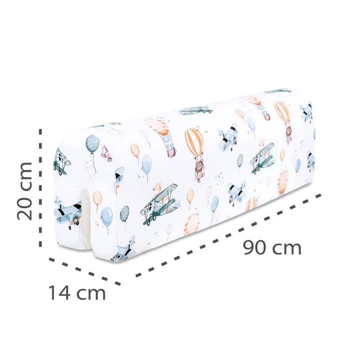 Tour De Lit Bebe Protection Enfant 90 Cm - Contour De Lit Bébé Complet Respirant Protège-lit Bord En Mousse Des Ballons Coton 4 Tour De Lit Bebe Protection Enfant 90 Cm - Contour De Lit Bébé Complet Respirant Protège-lit Bord En Mousse Des Ballons Coton – Image 2