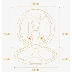 Transat Bébé Électrique Avec 5 Amplitudes De Vibrations, Balancelle De 0-6 Mois Avec Minuterie, Télécommande, Musique -Magasin De Produits Pour Bébés transat bebe electrique avec 5 amplitudes de vibra az9a