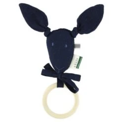 Trixie Anneau De Dentition Kangourou Bliss Blue Junior 25 Cm Coton Bleu