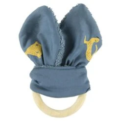 Trixie Anneau De Dentition Whippy Weasel Junior 17 Cm Coton Bleu/jaune