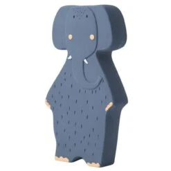 Trixie Jouet à Mordre Et à Baigner Mrs. Elephant 12 Cm Caoutchouc Bleu