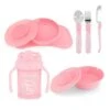 Twistshake Lot De Vaisselle - Bébé - 4 Pcs-1 Set De Table - 1 Assiette - 1 Bol - 3 Couverts En Acier Inoxydable - 1 Gobelet-6m+-Rose 2 Twistshake Lot De Vaisselle - Bébé - 4 Pcs-1 Set De Table - 1 Assiette - 1 Bol - 3 Couverts En Acier Inoxydable - 1 Gobelet-6m+-Rose -Magasin De Produits Pour Bébés twi7350083129819 39bf