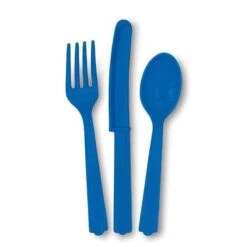 Unique Couverts Bleu 3 Pièces 18 Pièces