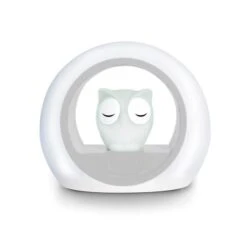 ZAZU Veilleuse Lou Le Hibou Anti-Pleurs - Gris Coloris Unique