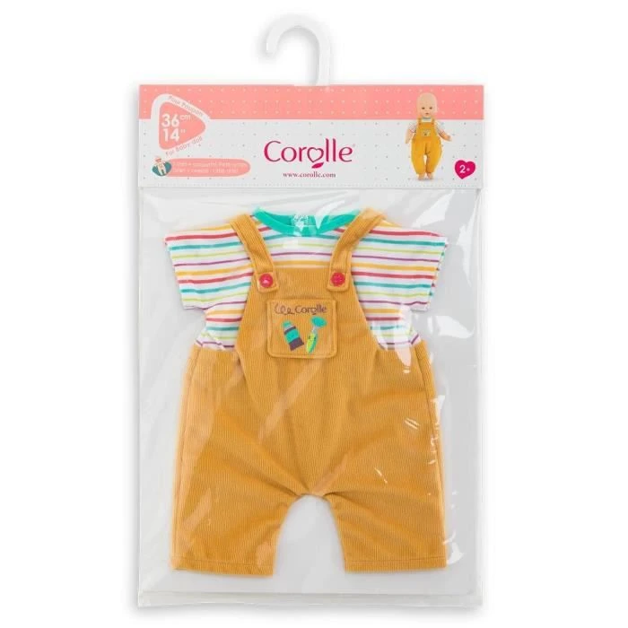 Vêtement Pour Grand Poupon Corolle 36 Cm : T-shirt Et Salopette Petit Artiste Coloris Unique 6 Vêtement Pour Grand Poupon Corolle 36 Cm : T-shirt Et Salopette Petit Artiste Coloris Unique – Image 4