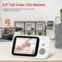 Victure Babyphone Vidéo Caméra Bébé Avec Moniteur Avec Écran 3,2 Pouces Vision Nocturne Interphone Température Ambiante Berceuses 7 Victure Babyphone Vidéo Caméra Bébé Avec Moniteur Avec Écran 3,2 Pouces Vision Nocturne Interphone Température Ambiante Berceuses -Magasin De Produits Pour Bébés victure babyphone video camera bebe avec moniteur 2fed