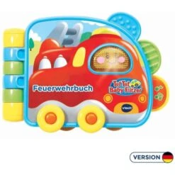 Vtech 80-502004-Tut Bébé Flitzer-Feuerwehrbuch, Multicolore