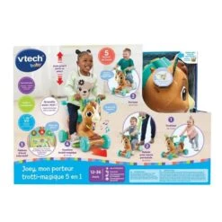 VTECH BABY - Joey, Mon Porteur Trotti-Magique 4 En 1 -Magasin De Produits Pour Bébés vtech baby joey mon porteur trotti magique 4 en 1332