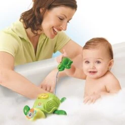 VTECH BABY - Jouet De Bain - Maman Tortue Et Son Bébé Nageur -Magasin De Produits Pour Bébés vtech baby jouet de bain maman tortue et son b 2230
