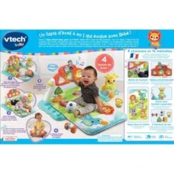 VTECH BABY - Tapis D&apos;Eveil Baby Sport 4 En 1 -Magasin De Produits Pour Bébés vtech baby tapis d eveil baby sport 4 en 1 f7de