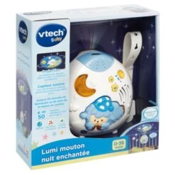 VTECH BABY - Veilleuse Lumi Mouton Nuit Enchantée Bleu -Magasin De Produits Pour Bébés vtech baby veilleuse lumi mouton nuit enchantee 96cd