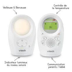 VTECH BABY VTECH - Babyphone Audio Night Light Et Veilleuse - BM1211 6 VTECH BABY VTECH - Babyphone Audio Night Light Et Veilleuse - BM1211 -Magasin De Produits Pour Bébés vtech babyphone audio night light et veilleuse 564e