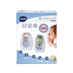VTECH BABY VTECH - Babyphone Audio Sensor Light - BM2110 -Magasin De Produits Pour Bébés vtech babyphone audio sensor light bm2110 3396