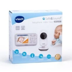 VTECH BABY VTECH - Babyphone Vidéo Clear - BM3255 7 VTECH BABY VTECH - Babyphone Vidéo Clear - BM3255 -Magasin De Produits Pour Bébés vtech babyphone video clear bm3255 cbe4