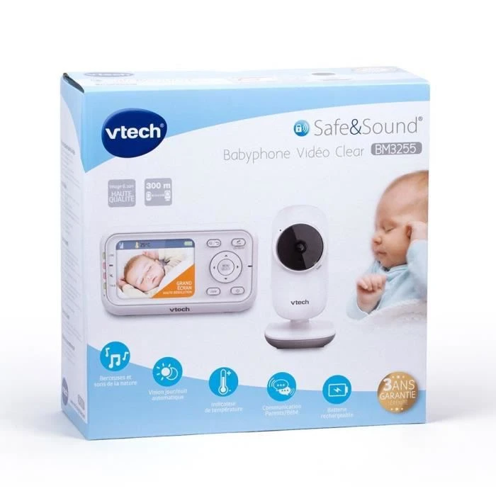 VTECH BABY VTECH - Babyphone Vidéo Clear - BM3255 5 VTECH BABY VTECH - Babyphone Vidéo Clear - BM3255 – Image 3