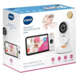 VTECH BABY VTECH - Babyphone Vidéo Wide View HD (Écran 5 Ultra Plat HD - Veilleuse) - BM818 -Magasin De Produits Pour Bébés vtech babyphone video wide view hd ecran 5 ultr 9645
