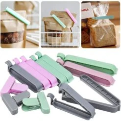 WANDEFOL 48 Pcs Pince Sachet Alimentaire, Multicolor Clip De Fermeture, Etanchéité Clips Alimentaire Fermeture Sachet Clips -Magasin De Produits Pour Bébés wandefol 48 pcs pince sachet alimentaire multicol 51f4