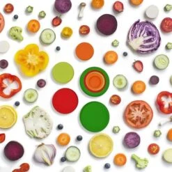 Couvercle Silicone Stretch Alimentaire,4pcs Réutilisable Couvercles Silicone Extensible Conservation Des Fruit,Tasses,sans BPA -Magasin De Produits Pour Bébés wandefol stretchable silicone lid cling film 4 d 8681