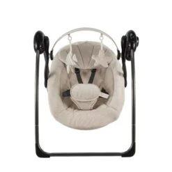 X Adventure Balancelle Portable Compacte électrique Baby Swing Velvet Nougat