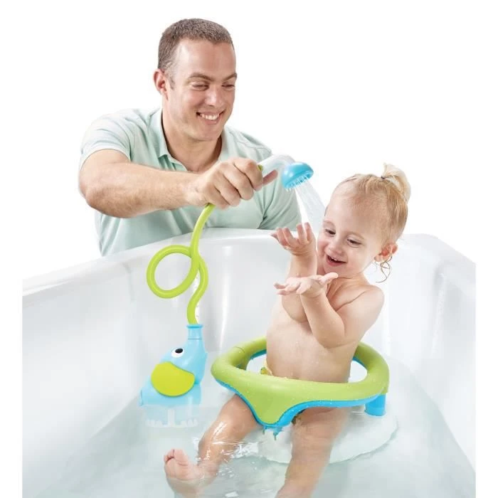 YOOKIDOO - Douchette Bain Éléphant Bleu - Jouet Bain Bébé - Jeu Bain Et Douche Yookidoo - Eveil Des Sens - 5 YOOKIDOO - Douchette Bain Éléphant Bleu - Jouet Bain Bébé - Jeu Bain Et Douche Yookidoo - Eveil Des Sens - – Image 3