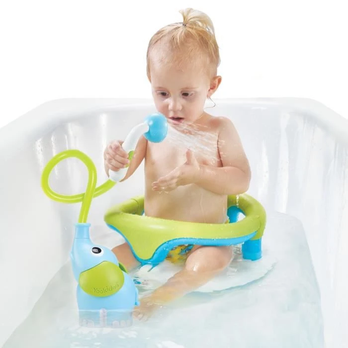 YOOKIDOO - Douchette Bain Éléphant Bleu - Jouet Bain Bébé - Jeu Bain Et Douche Yookidoo - Eveil Des Sens - 6 YOOKIDOO - Douchette Bain Éléphant Bleu - Jouet Bain Bébé - Jeu Bain Et Douche Yookidoo - Eveil Des Sens - – Image 4
