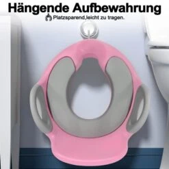 YRHOME Siège De Toilette Pour Enfants PP+PU Antidérapant Pour Enfants Avec Poignée Et Bassin D'éclaboussure Formateur Rose 9 YRHOME Siège De Toilette Pour Enfants PP+PU Antidérapant Pour Enfants Avec Poignée Et Bassin D'éclaboussure Formateur Rose -Magasin De Produits Pour Bébés yrhome siege de toilette pour enfants pp pu antide 4a54