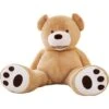 YunNasi 130cm Nounours Géant Peluche Grosse Ours XXL Grand Animal -Magasin De Produits Pour Bébés yunnasi 130cm nounours geant peluche grosse ours x 9156