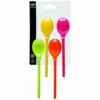 Zak Designs 2073-8581 Set De 4 Cuillères Petites Souriantes Hot Pop
