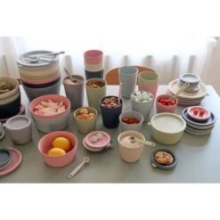 Zuperzozial Gobelet De Stockage 750 Ml Bambou/gris Mélamine -Magasin De Produits Pour Bébés zuperzozial gobelet de stockage 750 ml bambou gris ff8f